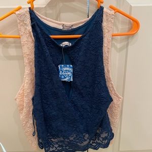 Two free people crop tanks